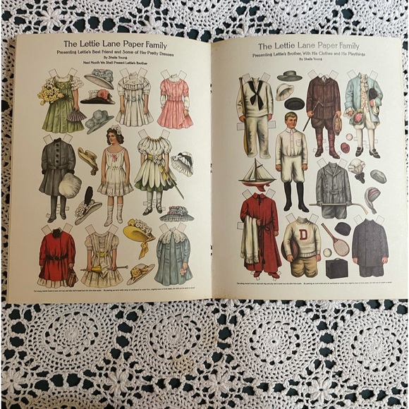 Vintage: Antique Lettie Lane Paper Dolls, Sheila Young,1981 - Picture 7 of 12